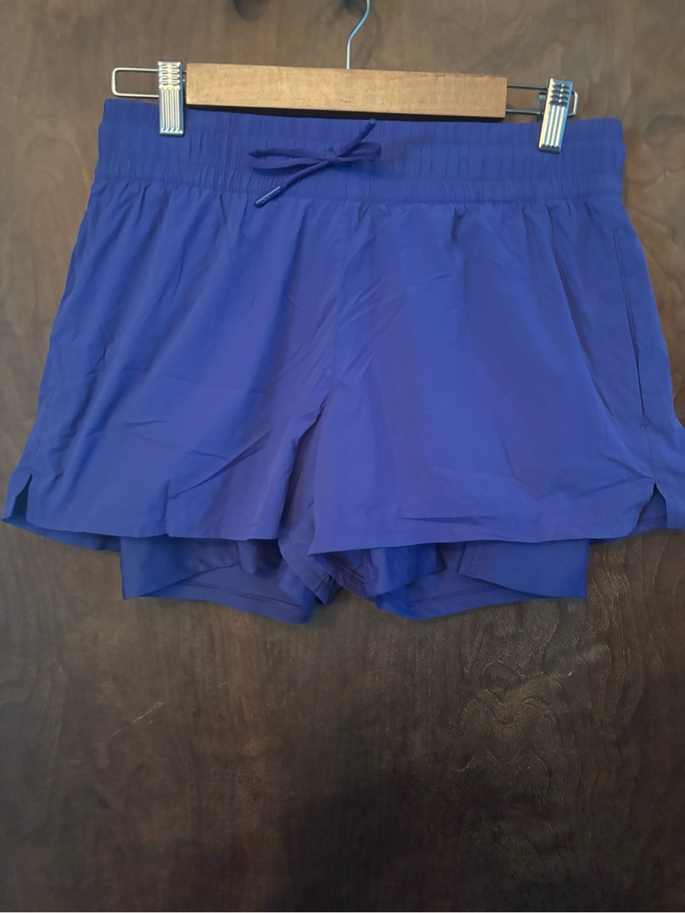 Spyder Royal Blue Layered Running Shorts